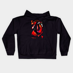 Abstract Girl Kids Hoodie